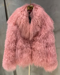 Curly Shearling Lamb Coat