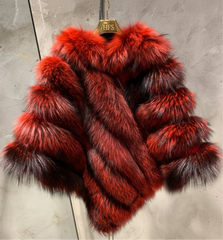 Couture Fox Fur Cape