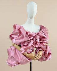 Luxury Satin Off-Shoulder Bolero