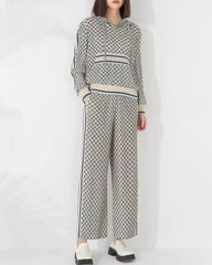 Luxury Pleated Hoodie Set