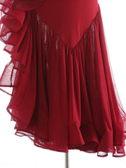 Luxury Asymmetrical Ruffle Skirt