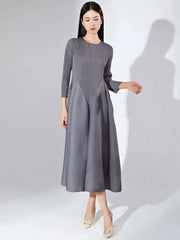 Luxury Japanese Pleats Dress