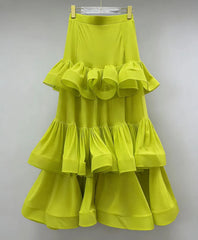 Luxury Tiered Ruffle Skirt
