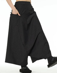 Avant-Garde Drop-Crotch Trousers