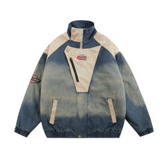 Men's Vintage Baggy Bleached Denim Jacket