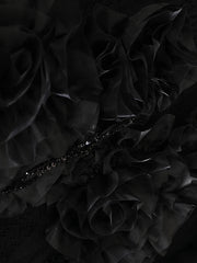 Luxury 3D Floral Knit Skirt