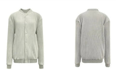 Luxury Plisse Bomber Jacket