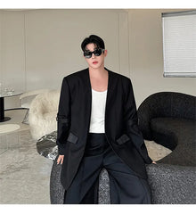 Men's Modern Oversized Fit 2-Piece Suit Set