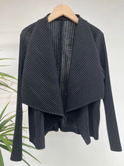Luxury Pleated Waterfall Cardigan