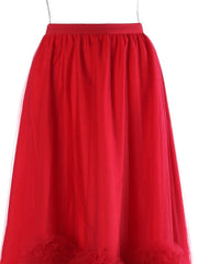 Luxury Tulle Ruffle Skirt