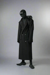 Men’s Full-Length Oversized Wool Blend Coat