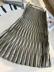 Luxury Pleated Folded Skirt