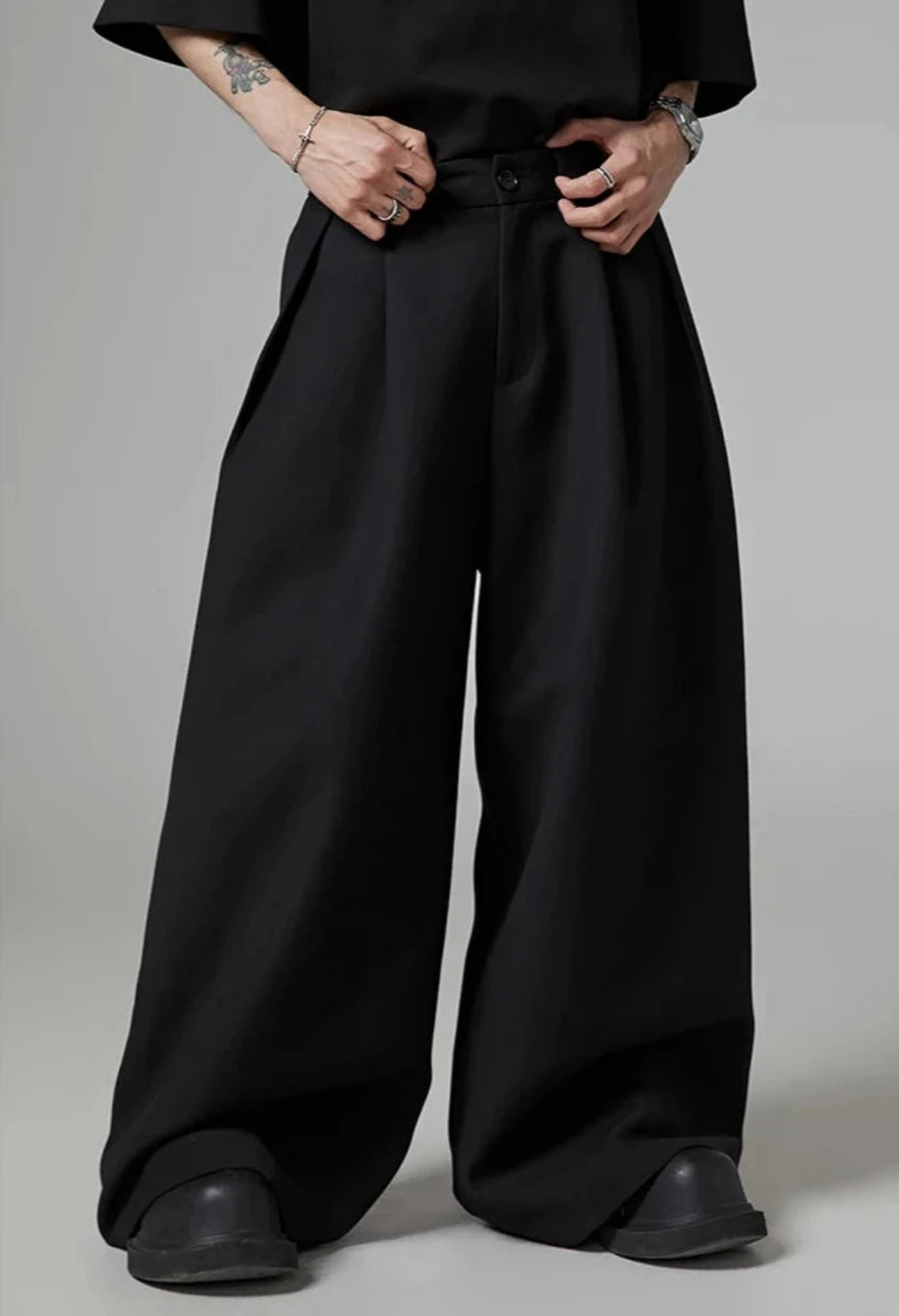 Men's Ultra Wide Leg Baggy Trouser