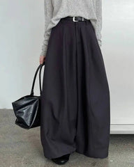 Luxury Relaxed Wide-Leg Trousers
