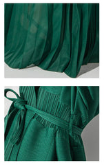 Luxury Formal Pleated 2-Piece