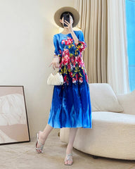 Luxury Pleated Formal Dress