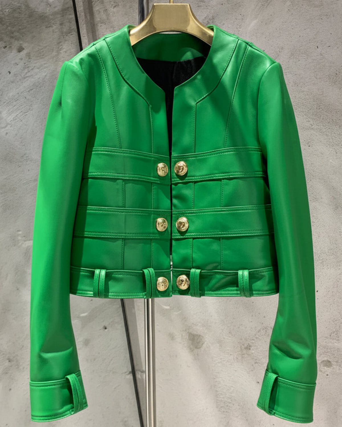 Couture Lambskin Leather Jacket