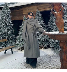 Men's Luxurious Oversized Long Wool Coat