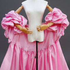 Luxury Formal Taffeta Overcoat