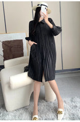 Luxury Truly Pleated Comfortable Coat