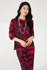 Luxury Formal Pleats Pant Set