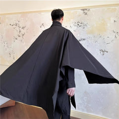 Men's Oversized Mantle Long Sleeve Drape Shirt