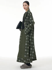 Avant-Garde Geometric Trench Coat