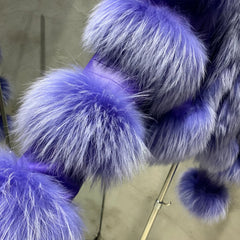 Couture Sheepskin & Fox Fur Coat