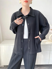 Luxury Pleats Everyday Jacket
