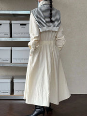 Luxe Cotton Blend Belted Dress