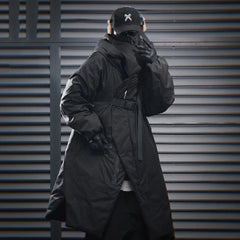 Men's Japanese Streetwear Oversized Hooded Coat