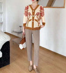 Luxury Pleated Fringe Blouse