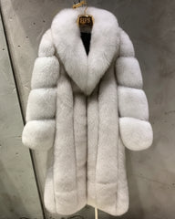 Couture Full-Length Fox Fur Coat