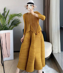Premium Truly Pleated Top & Skirt