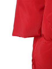 Luxury Avant-Garde Quilted Hooded Coat