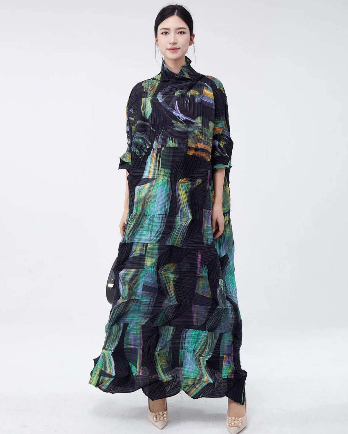 Luxury Tunic Pleated Dress