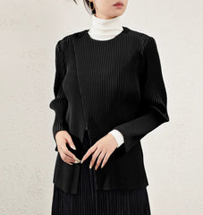 Luxury Convertible Plissé Top