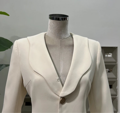 Formal 3D Floral Tailored Blazer