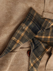 Luxe Faux Suede Reversible Coat