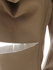 Luxury Open Shoulder Blazer