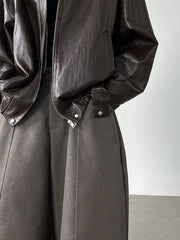 Luxury Statement Wide-Leg Pants