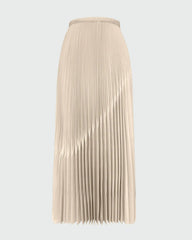 Elegant Fluid Plisse Skirt