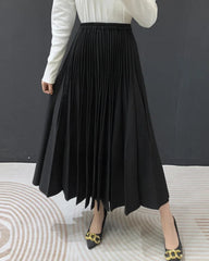 Luxury Pleated Accordion Skirt