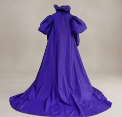 Floor-Length Opera Coat Gown