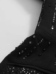 Luxe Crystal Embellished Blazer