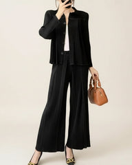 Cozy Pleated 2-Piece Set