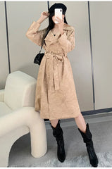 Japanese Pleated Plissé Trench Coat