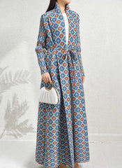 Geometric Pleats Trench Coat