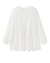 Luxury Japanese-Style Blouse