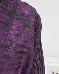 Luxury Pleated Longline Duster